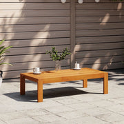 Tavolino da Giardino-Tavolo da Esterno 100x50x27 cm in Legno Massello di Acacia