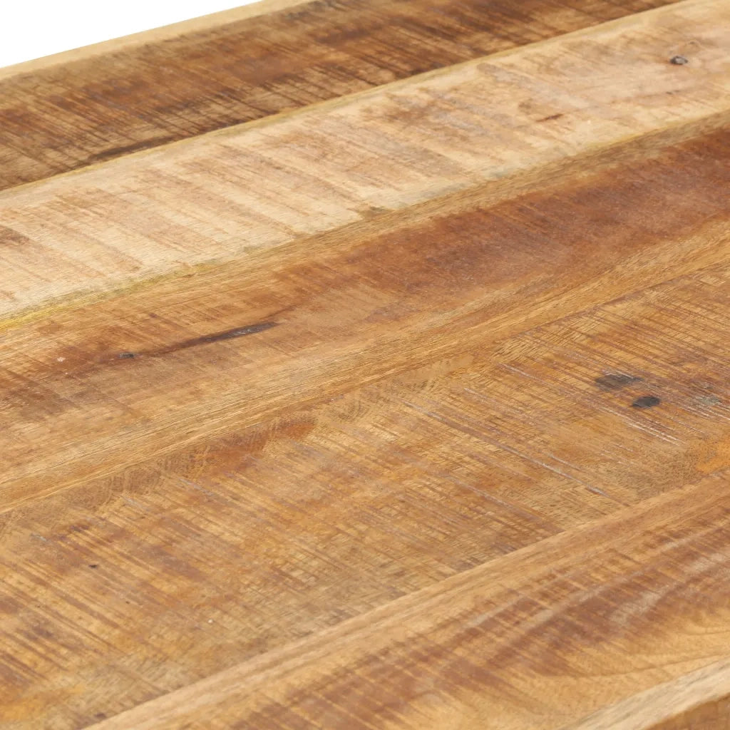 Tavolo da Pranzo 140x70x75 cm in Legno Massello di Mango Grezzo cod mxl 16120