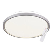 LÚZETE - PLAFÓN LED 58W PW LED REGULABLE BLANCO PLATA CIRCULAR TELLUS