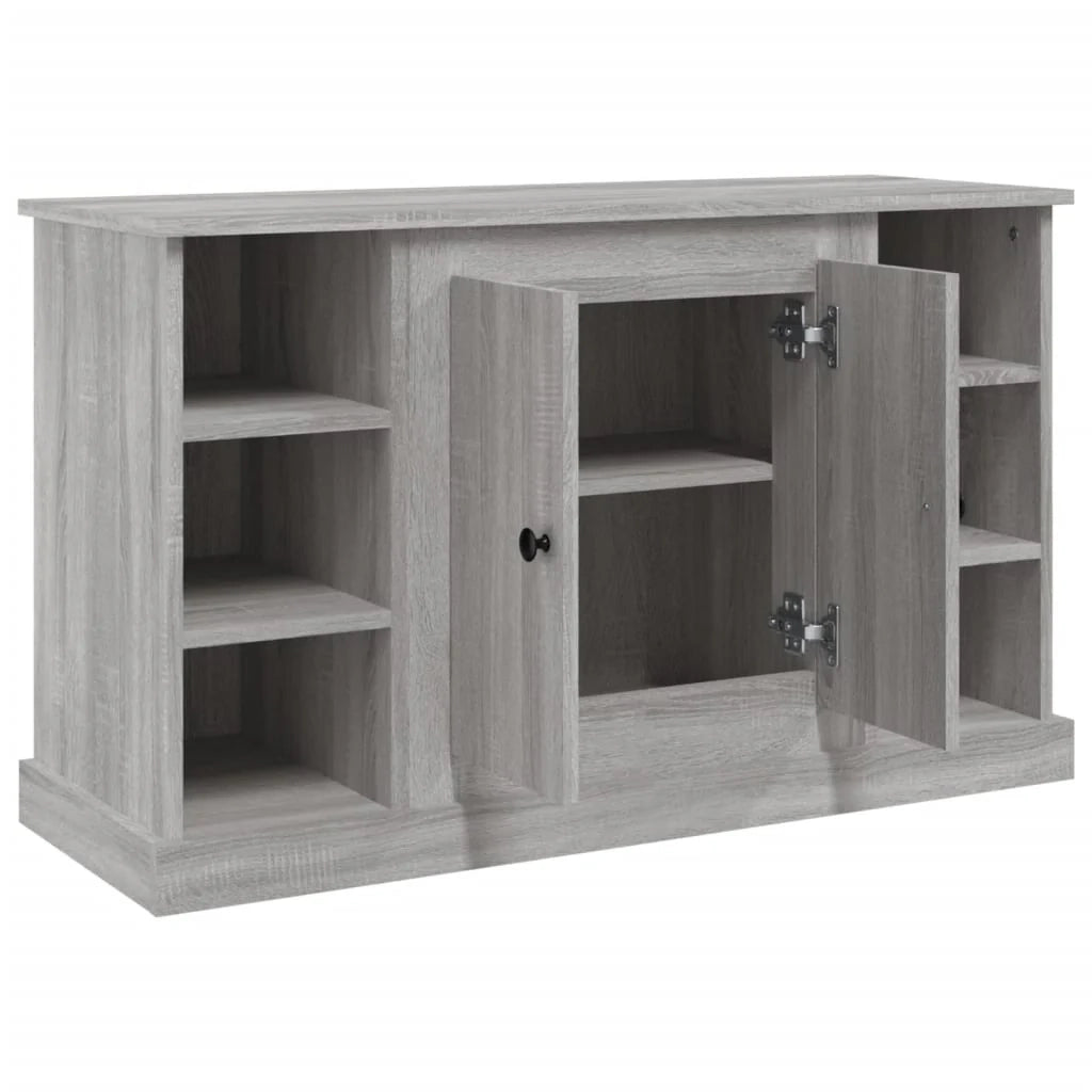 Buffet credenza cassettiera armadio mobile contenitore organizer cucina soggiorno rovere Sonoma 100 x 35,5 x 60 cm legno ingegnerizzato grigio 02_0036246