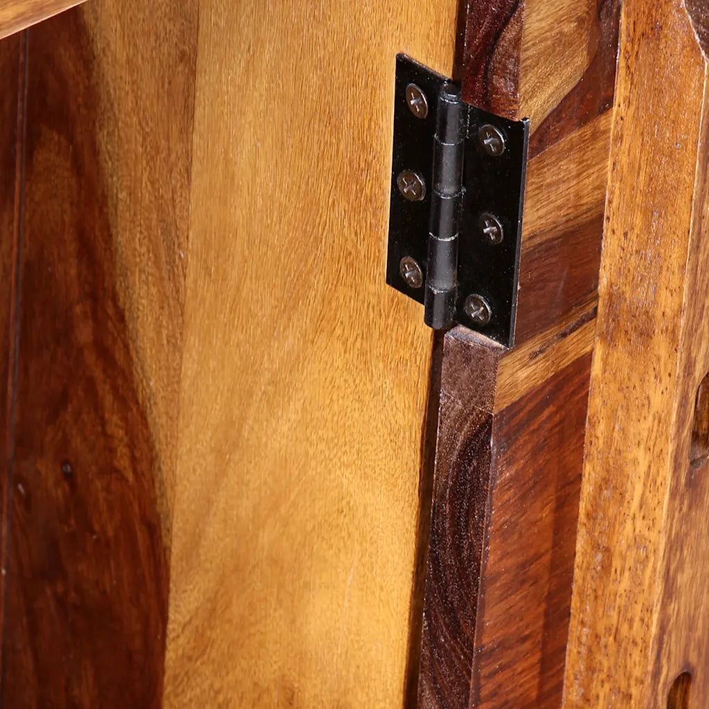 Scrivania con 1 Cassetto 1 Armadietto Legno Massello Dalbergia cod mxl 64277