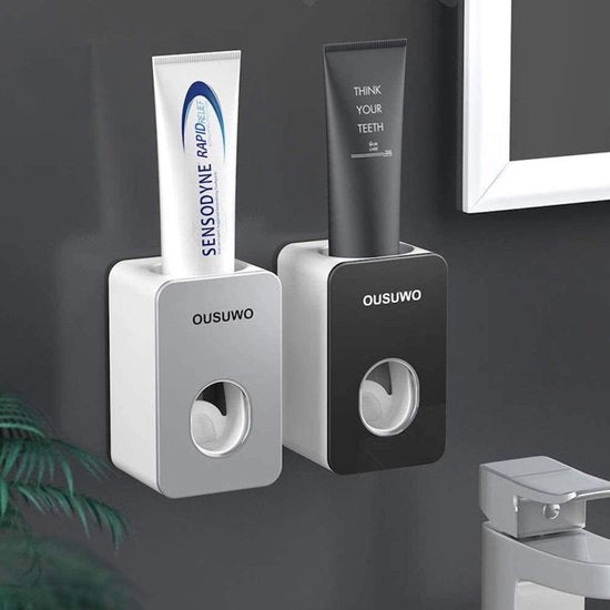 Dispensatore di pasta da denti automatico per parete senza mani per bagno per bambini e adulti