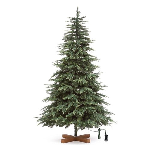 Albero natale addobbato lotti 82939 deluxe prelit pvc e pe verde