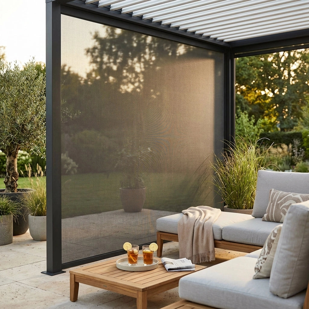 Laterale per pergola biocliamatica in textilene - ALICE