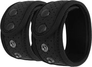 Cintura per bracciale fitness adattabile con tasca a rete - Nero (resistente all'umidità) [2-PACK]