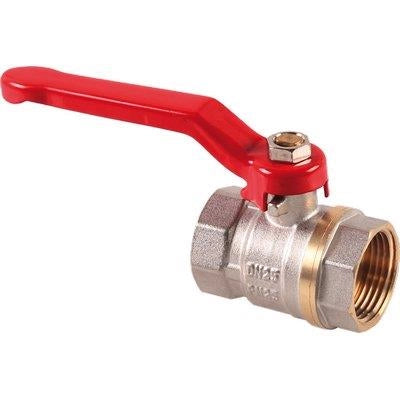VALVOLA SFERA FF LEVA STARS - OTTONE NICHELATO 3/4F- 3 pezzi