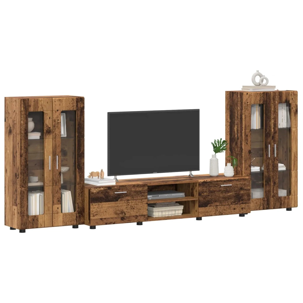 Set mobile TV FLORIN 3 pcs Legno vecchio Legno multistrato