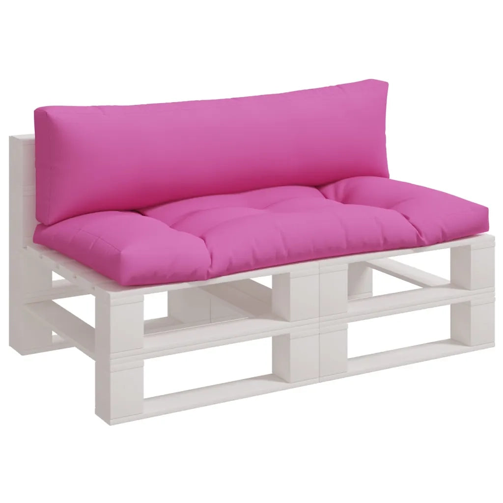 Cuscini per Pallet 2 pz | Cuscini per sedie Rosa in Tessuto Oxford