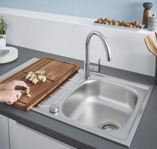 Monocomando Lavello Bocca Alta Bauedge Cromo Grohe