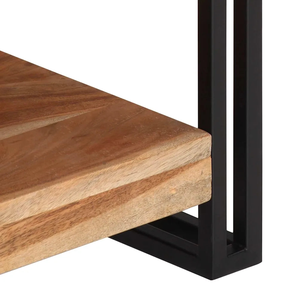 Mobile Porta TV 120x30x40 cm in Legno Massello di Acacia cod mxl 33841