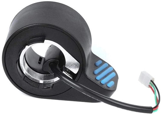 Acceleratore elettrico per bicicletta 

Modello: DVS-1000 
Potenza: 250W 
Tensione: 6V 
Corrente: 4A 
Peso: 1,5 kg 
Altezza: 25 cm 
Larghezza: 8 cm 
Profondità: 4 cm