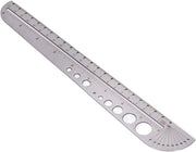 Misuratore di livello in acciaio inossidabile 268 mm - strumento di misura - leggero - portatile - pratico - duraturo - livellatrice