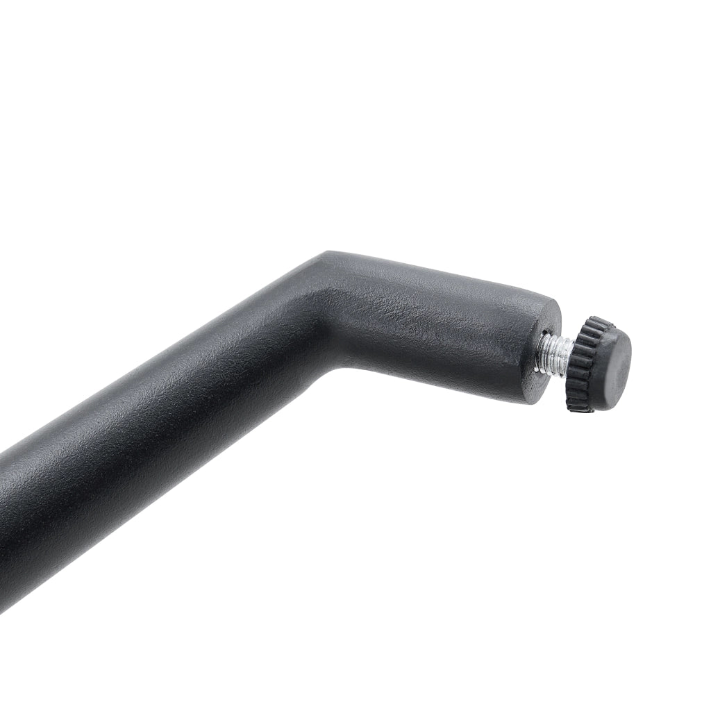 SEDIA Girevole 360° Set da 2 pezzi, 87 cm, tessuto grigio caldo, metallo nero