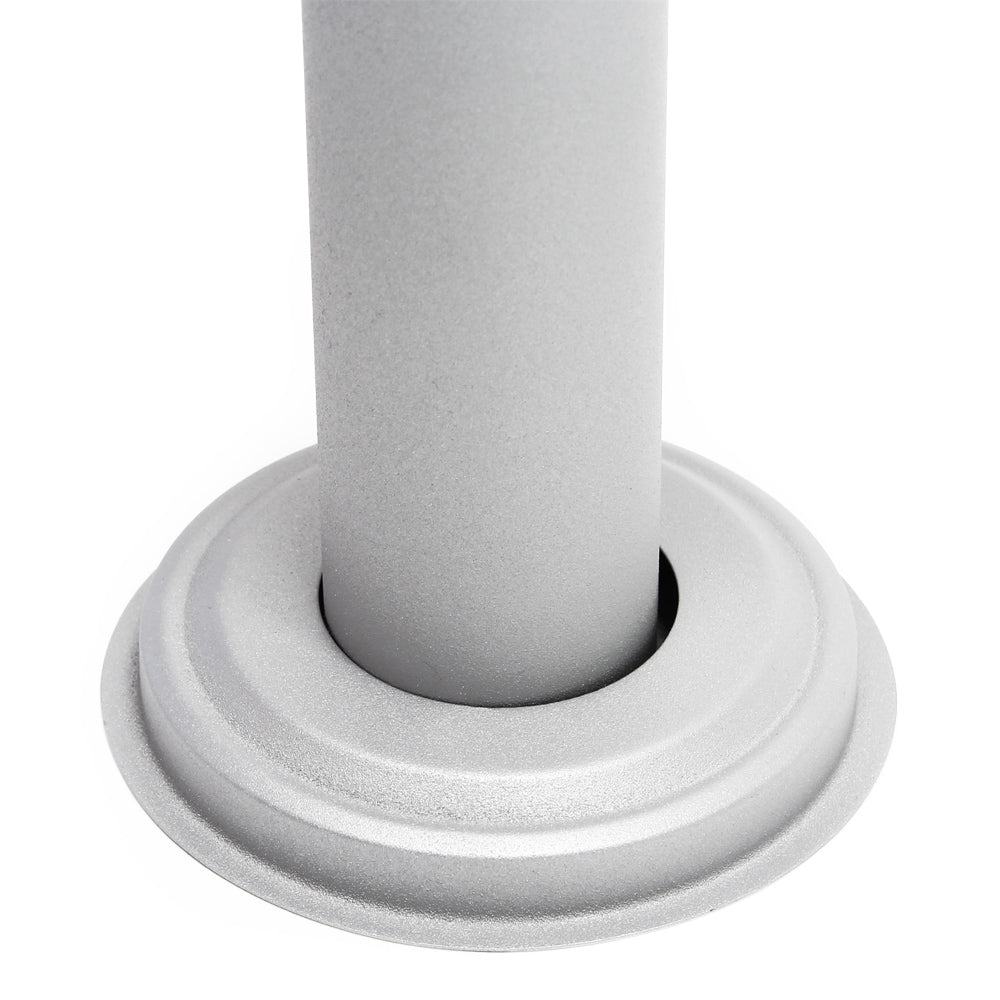 Cassetta postale condominiale autoportante 12 posti, grigio, 2 moduli con supporto a terra