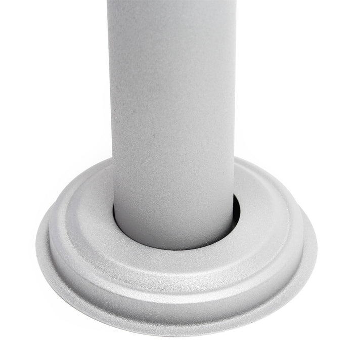 Cassetta postale condominiale autoportante 12 posti, grigio, 2 moduli con supporto a terra