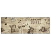 Tappeto da Cucina Lavabile-Tappetino da Cucina Marrone Caff¨¨ 60x180 cm in Velluto