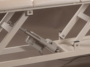 Lettino da Massaggio Fisioterapia Elettrico 4 Sezioni 190x65x55/85cm Benotti Ascot Bianco