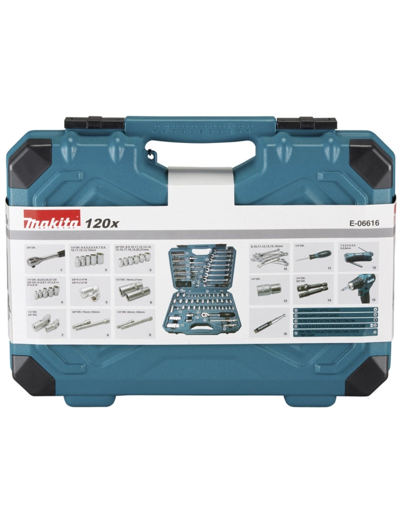 Set di accessori MAKITA E-06616 (120 pezzi)