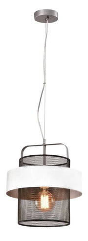 Lampada a sospensione Candellux FIBA Ø30 nero E27 40W