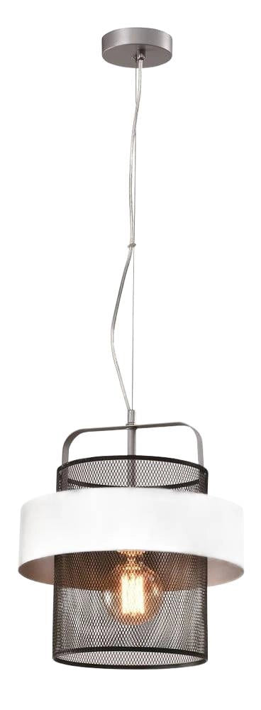 Lampada a sospensione Candellux FIBA Ø30 nero E27 40W