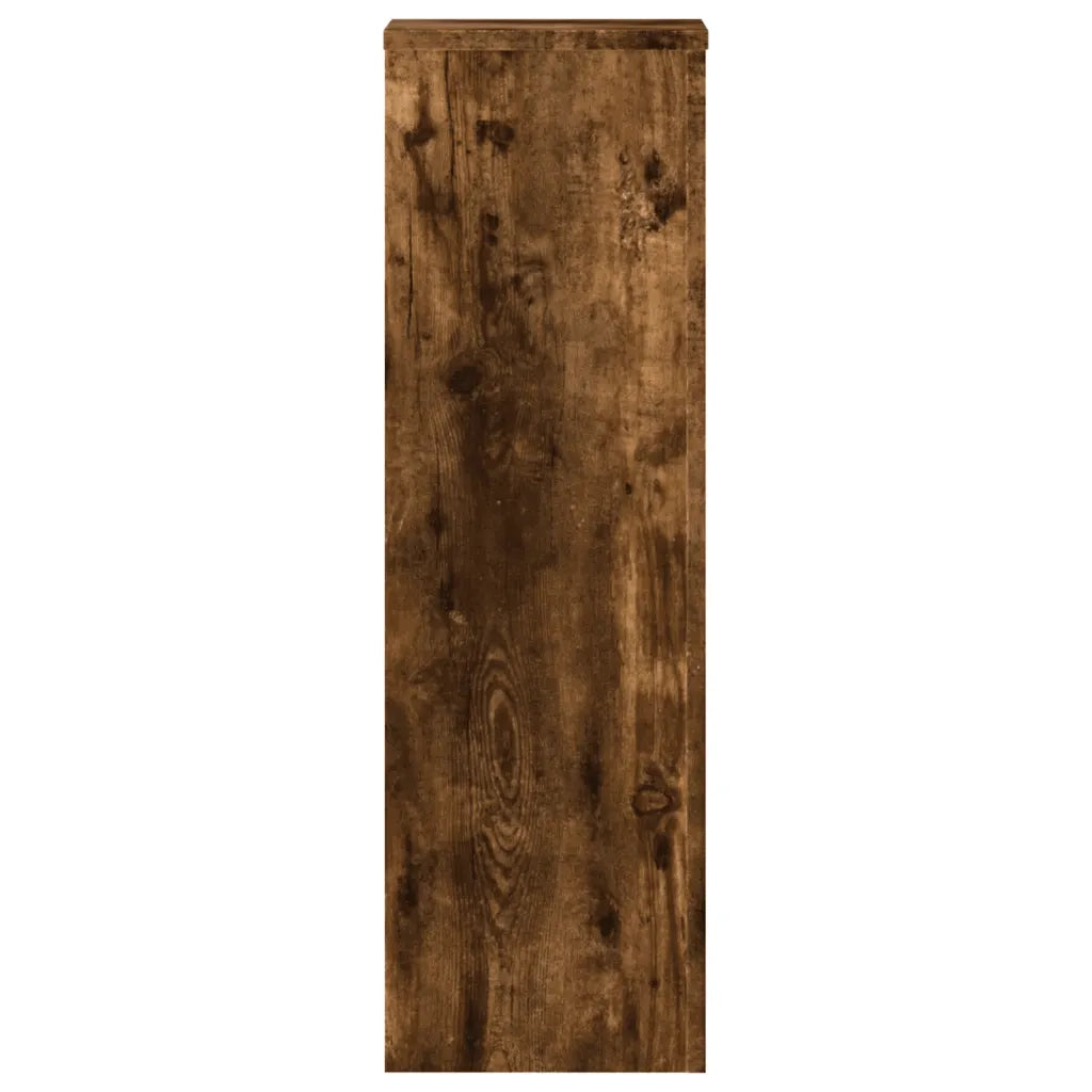 Supporti per Piante 2 pz Rovere 25x25x80 cm Legno Multistrato
