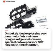 Sostegno per moto in lega di alluminio - Adatto per CRF 50/70/80/100/XR50/XR70 - Alta affidabilità - Resistente alla corrosione - Resistenze allo sforzo - Design stile - Sostegni motore