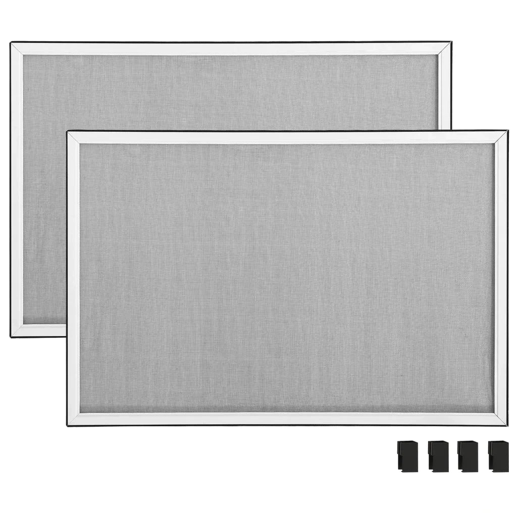 Zanzariera Allungabile per Finestre Bianca (100-193)x75 cm 149041