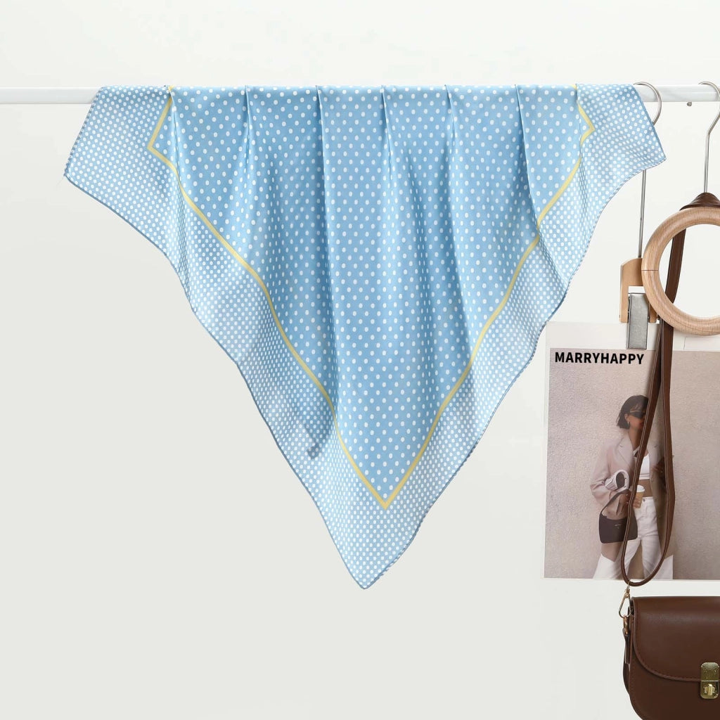 Nuova sciarpa classica da donna a pois