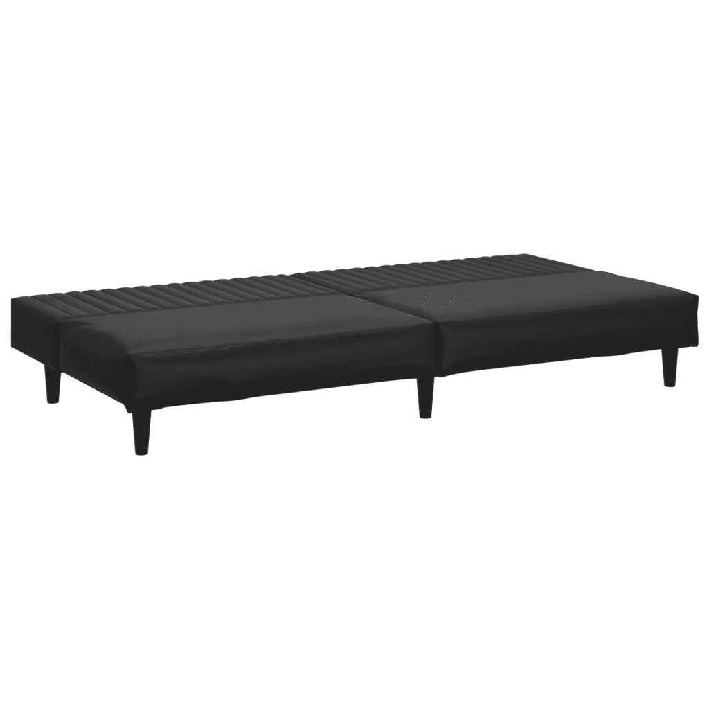 Set di Divani 2 pz Nero in Similpelle