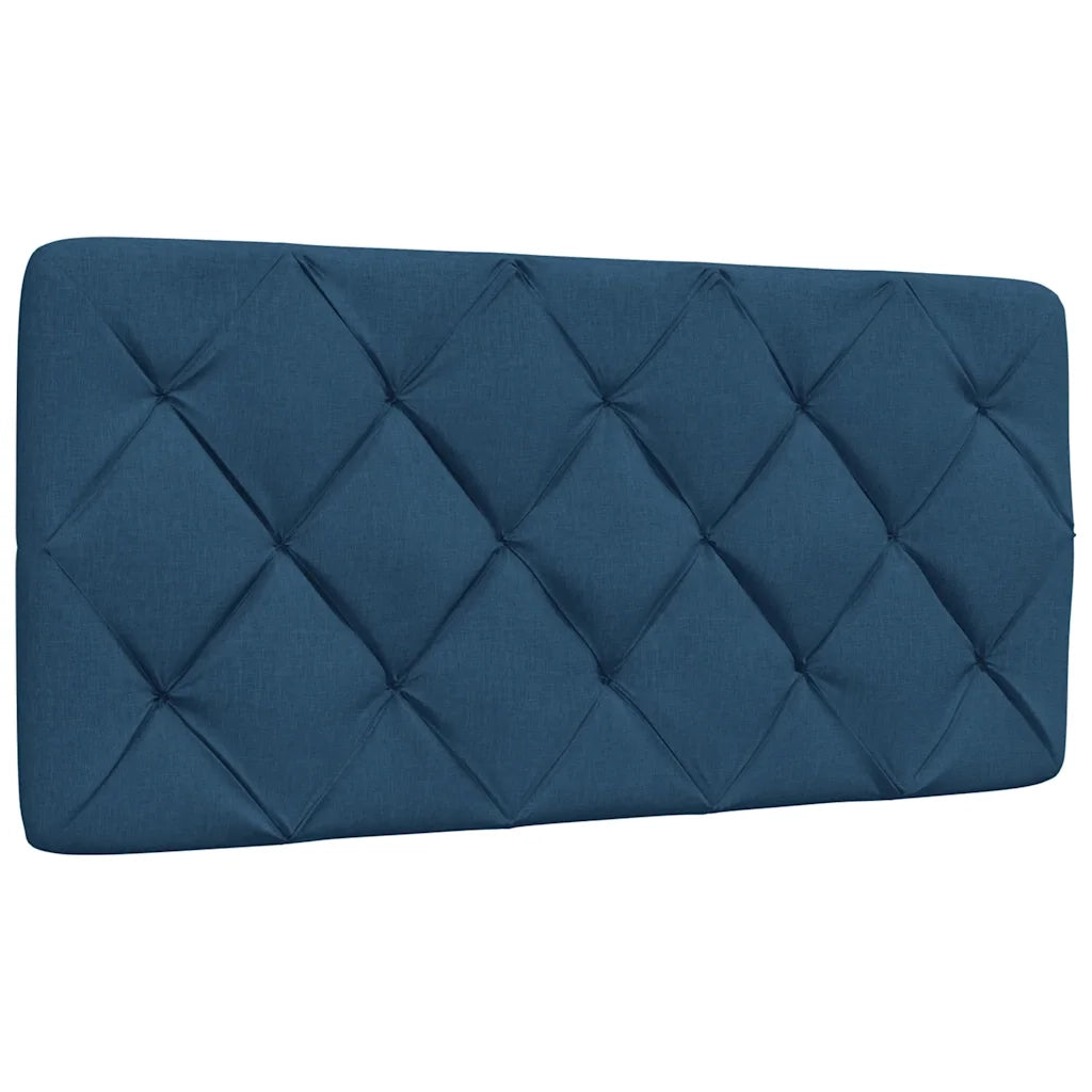Letto con Materasso Blu 100x200 cm in Tessuto 3310726