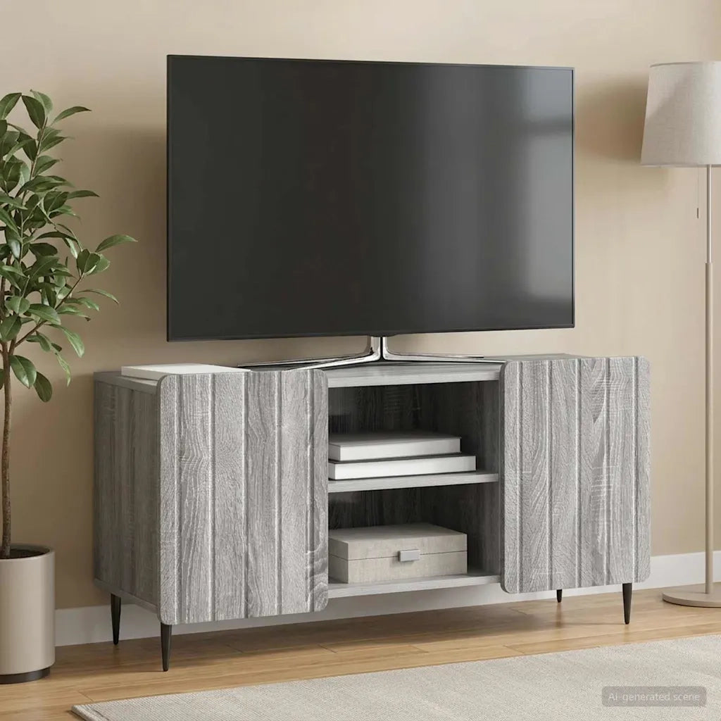 Mobile TV Grigio Sonoma 102 x 34,5 x 52 cm Legno ingegnerizzato 894471