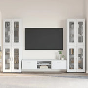 Set mobile TV con cassetto FLORIN Bianco Legno multistrato