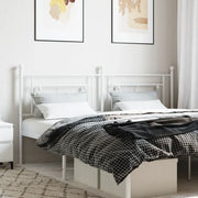 Testiera di Ricambio in Metallo Bianco 180 cm 374424