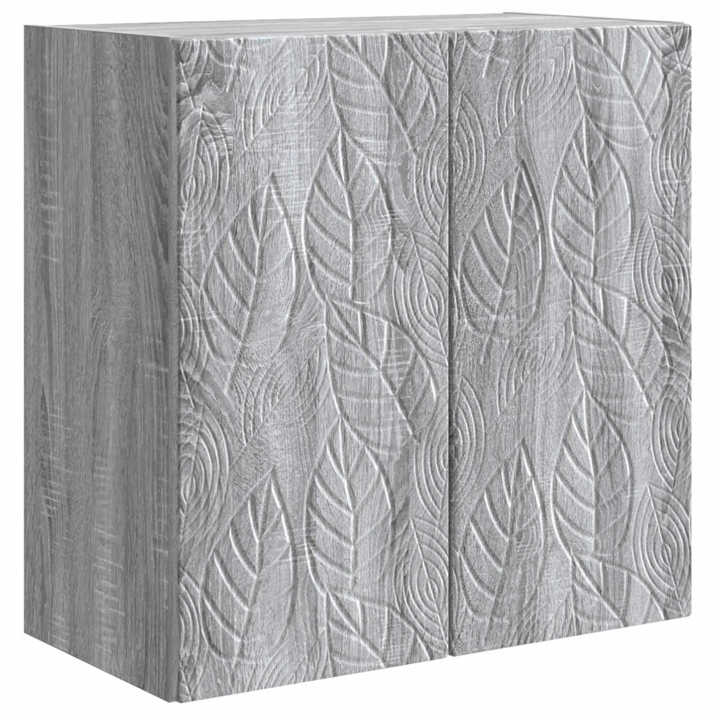 Mobiletto a muro Sonoma grigio 59 x 31 x 60 cm 898751