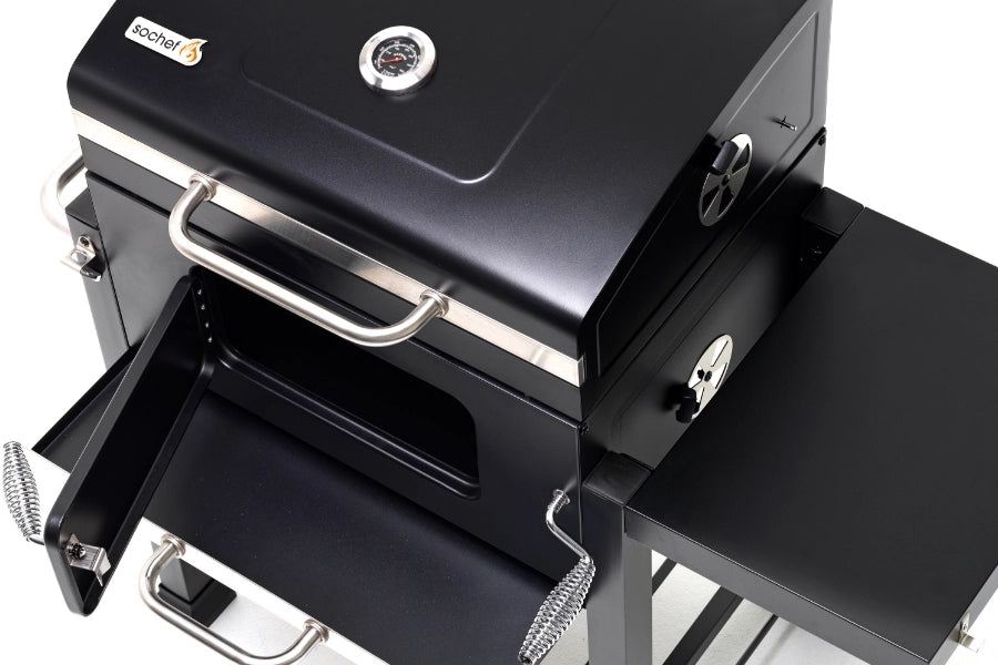 Barbecue a Carbone Carbonella 114x67x107cm in Acciaio Sochef Gringo