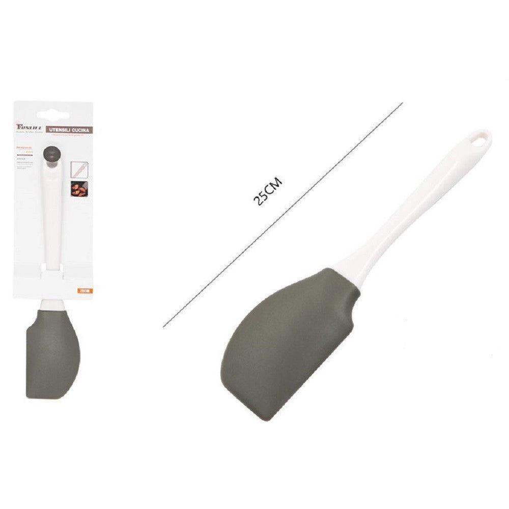 Trade Shop - Spatola In Silicone Manico In Plastica Coltello Burro Utensile Cucina 25cm 50640 -