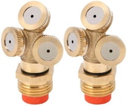 Mondstuk a spruzzo 3 gocce - Irrigazione - Sproeikop - Materiale: rame - Flusso di acqua 100-800 l/u - Altezza 63 mm