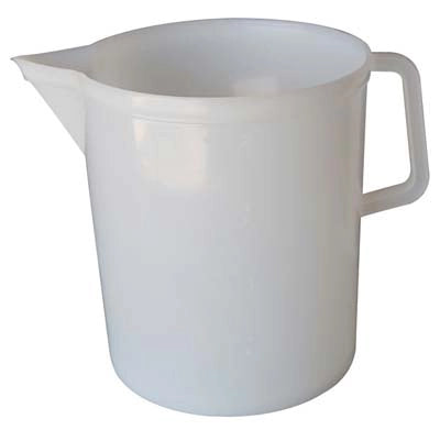 BOCCALE GRADUATO STEFANPLAST - PP BIANCO LT 1- 10 pezzi