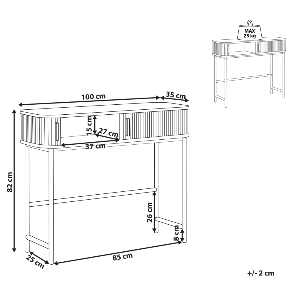 Tavolo consolle moderno con porta scorrevole in legno scuro stile rustico soggiorno ingresso