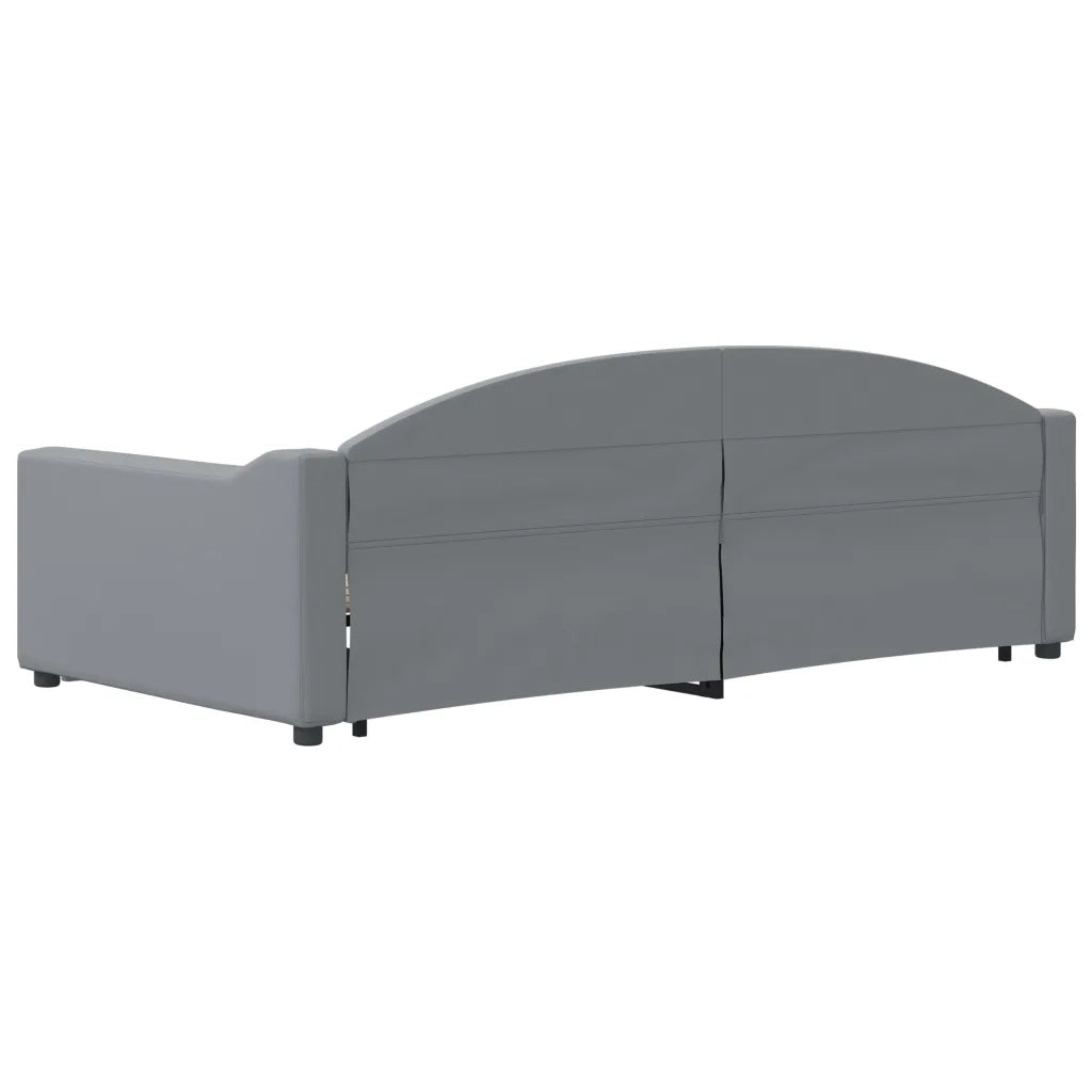 Divano letto | Sof¨¤ letto | Letto singolo Estraibile Grigio Chiaro 100x200 Tessuto