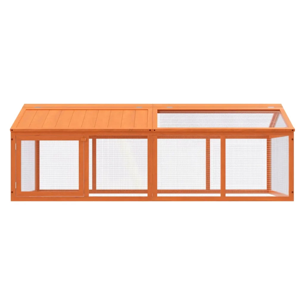 Box per Animali Marrone 200x112,5x74 cm Legno Massello di Pino CFW5053087