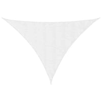Parasole a Vela Oxford Triangolare 3x4x4 m Bianco 135284