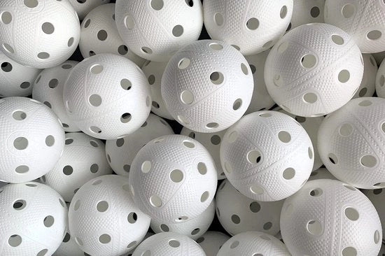 Set di allenamento a pallina da fitness 24 pezzi con pallone da gioco e pallone da allenamento con certificato IFF per qualità testata - Unihockey