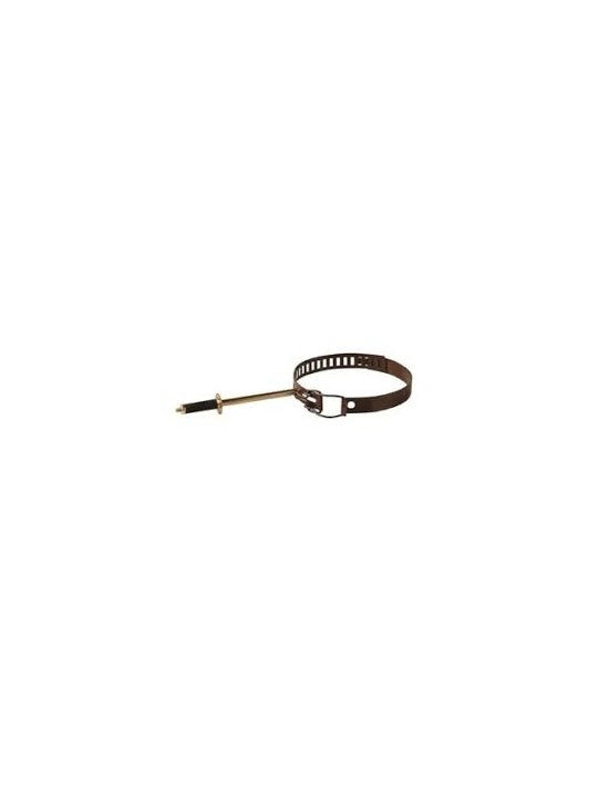 FASCETTA REGGITUBO PER STUFA Ø 80-140 mm - colore marrone