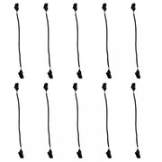 Clip di retentore per cappello - 10 pezzi - Clip di cintura impermeabile - Materiale ABS resistente all'usura - Adatto per golfare/pesca - Articoli robusti - Clip di cappello
