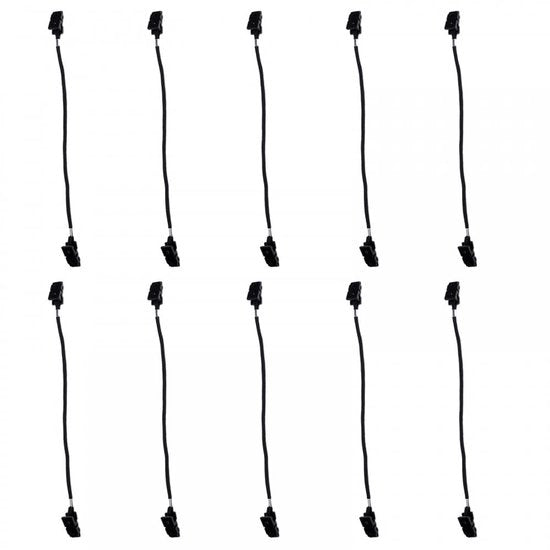 Clip di retentore per cappello - 10 pezzi - Clip di cintura impermeabile - Materiale ABS resistente all'usura - Adatto per golfare/pesca - Articoli robusti - Clip di cappello