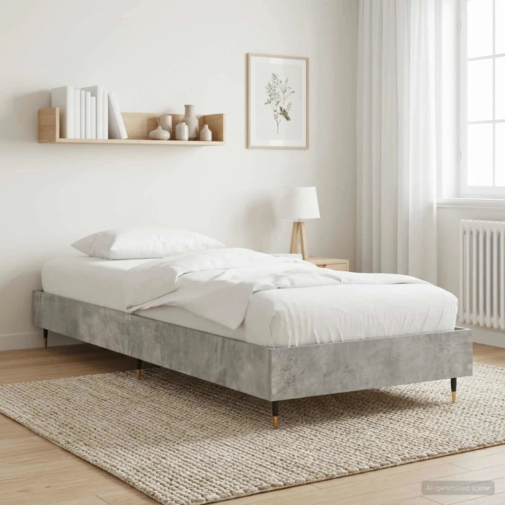 Struttura del letto Grigio Cemento 80 x 200 cm 8009053