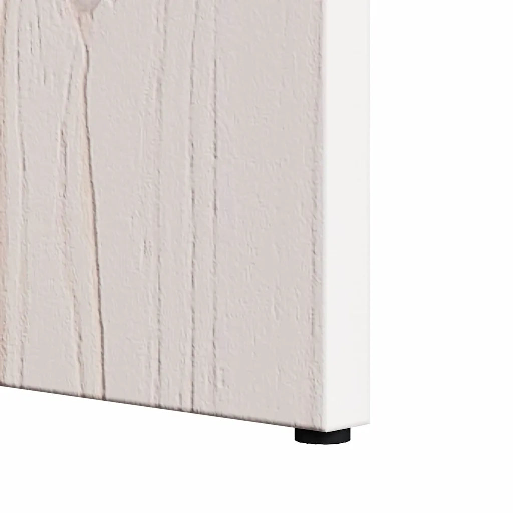 vidaXL Tavolino da salotto 2 pcs Bianco 49 x 49 x 28 cm