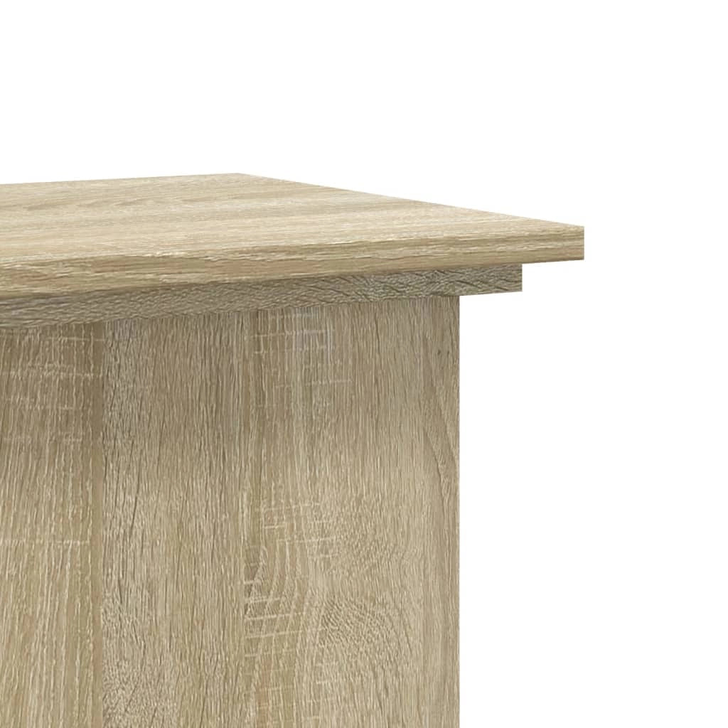 Portavasi Sonoma mobiletto per fiori 33 x 33 x 100 cm legno ingegnerizzato marrone 02_0045177