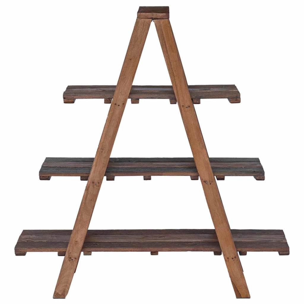 Scaffale pieghevole con lo scaffale Marrone 79.5 x 35 x 112 cm CFW7890877